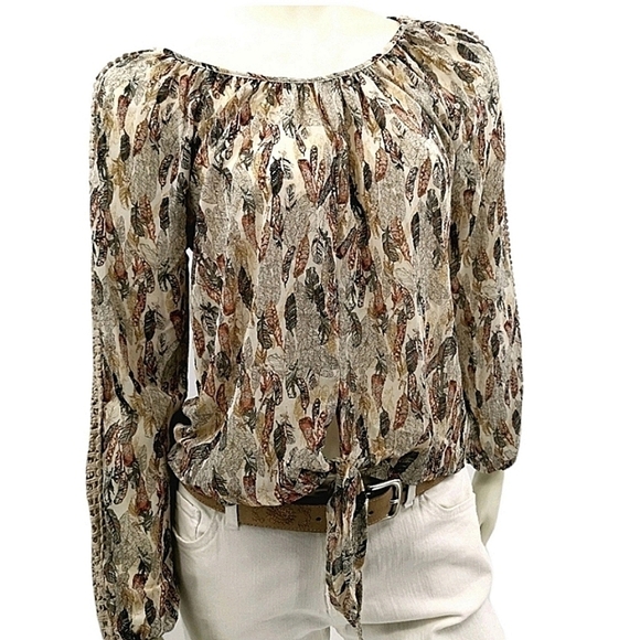American Rag Tops - American Rag Women's S Long Sleeve Boho Blouse